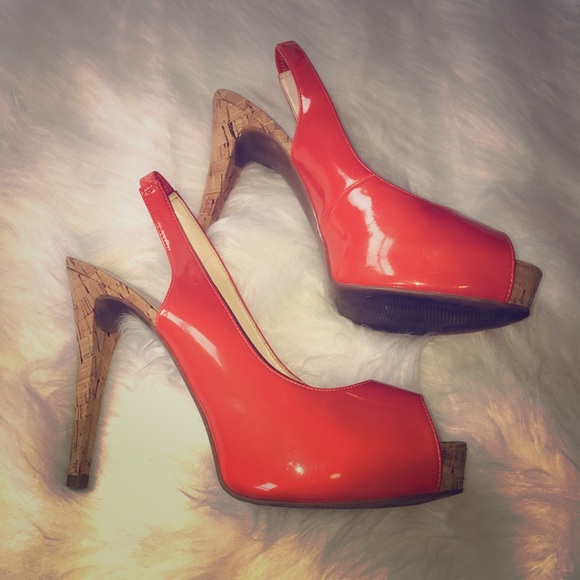 Guess Shoes - Guess Orange Stiletto Sandals